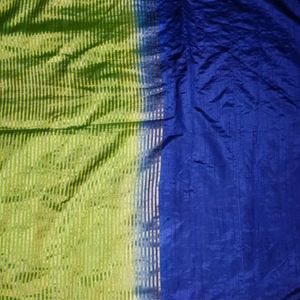 Blue And Green Soft Saree