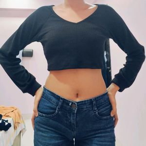 Black Crop Top