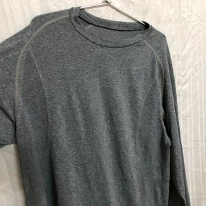 Grey Round Neck T Shirt