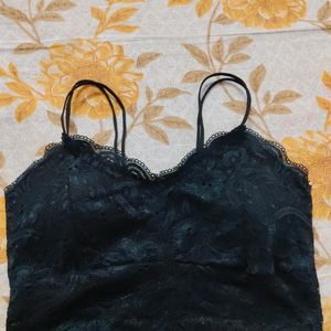 Black Net Bra