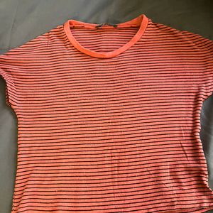 Zara Crop Top Coral Color