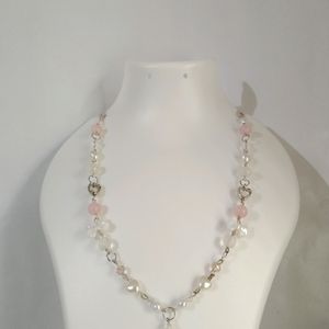 pretty pink coquette necklace 💓💌