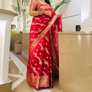 Beautiful Organza Silk Saree