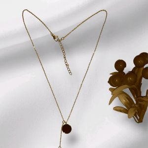 Gold Plated Chain with Dual Pendant