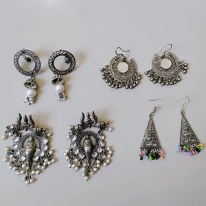 Oxidised Earings