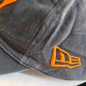 Men Blue And Orange Cap