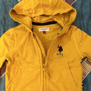 US Polo Yellow Sweatshirt