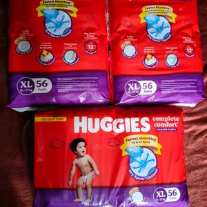 HUGGIES DIAPERS XL SIZE