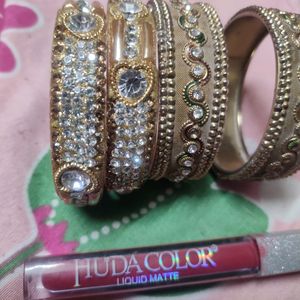 Combo Bangles and Lipstick