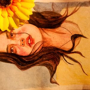 Watercolor Potrait Painting 🎨