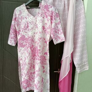 Kurta Set Pink