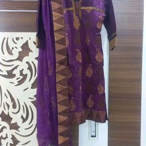 Purple Heavy Salvar Suit Sale