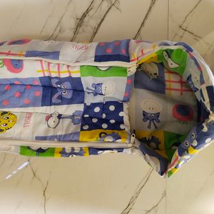 Combo Of Baby Swaddle Bedding And Swaddl Towel Set