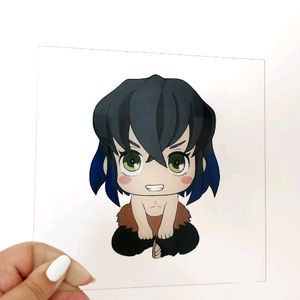 Demon Slayer Character Chibi Glass Painting