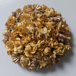 Flower Jewelry Hair Bun