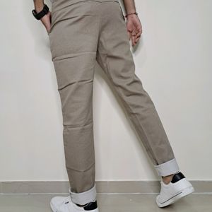 Kaulin 1006 Men's Connecting Dots Ash White Pant