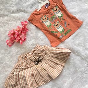 Baby Skirt And Top Set