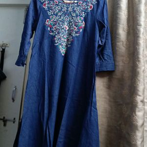 Max Denim Top.. One-piece Kurti