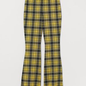 H&m Check Flared Pant