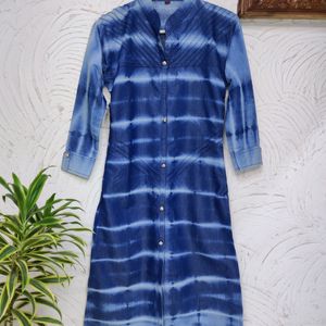 Smart Denim Kurta