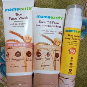 Face Wash, Moisturizer & Sunscreen
