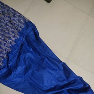 Dress Material With Work And Border