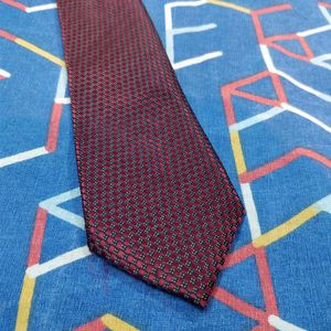 Combo Of Two Ties Green & Red Patterned