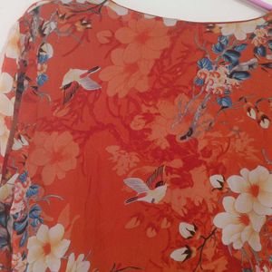 Orange Top Xxl ALine New Like