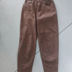 H&M Divided Brown Mom Jeans