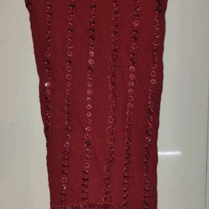 Maroon kurti