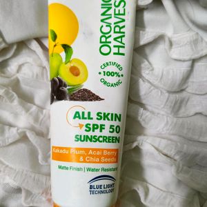 Organic Harvest SPF50 Sunscreen