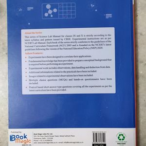 Science Lab Manual Class 10 (Book Magic)