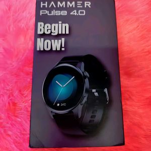 New Hammer Pulse 4.0 Round Dial Calling SmartWatch