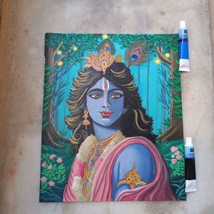 Krishna Canvas Painting