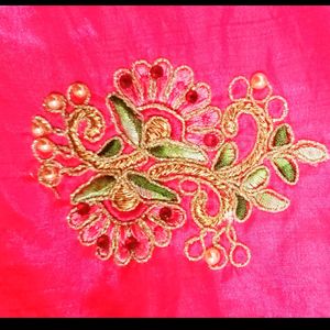 Pink Party Wear Saree