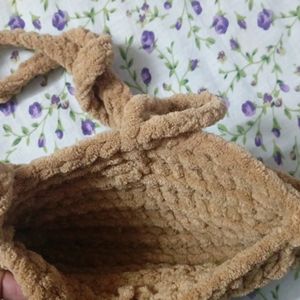 Crochet Cute Bow Sling Bag