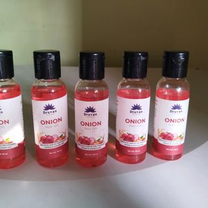 New, Onion Hair Growth Oil, 50ml Set Of 5