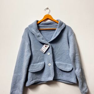 Powder Blue Korean Sweater