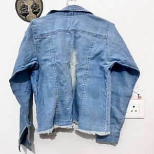 Ripped Denim Jacket