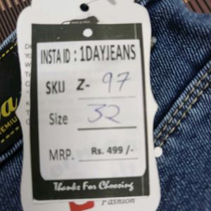 Z-97 Size-32 (Sale) Latest Ladies high waist Jeans