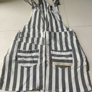 Striped Dungaree/Overalls