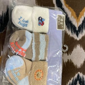 0-6 Months Old Unisex Socks