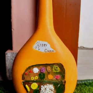 Onam Sadha Bottle Art