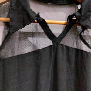 Black Plain Kurti