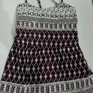 Dark Purple Modern Ethnic Top