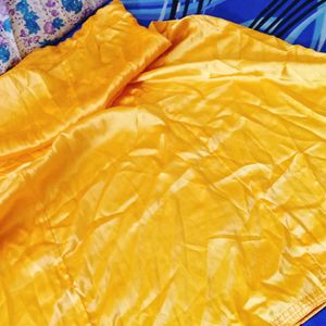 YELLOW SATIN PETICOAT