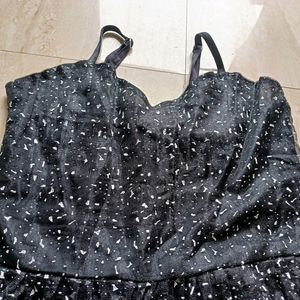 Glitter Black Dress