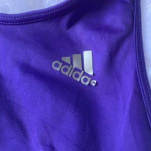 Blue Adidas Sport Bra