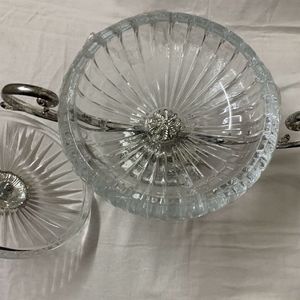 Vintage Edelita Patisserie Footed Glass Stand