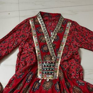 Red Festive Kurti